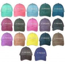 FINESSE Dad Hat Washed Embroidered Baseball Cap Many Colors Available  eb-21189624